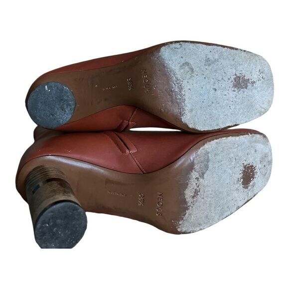 NEOUS Tan Clowesia Leather Ankle Boots - Size 38.5 - Picture 8 of 15